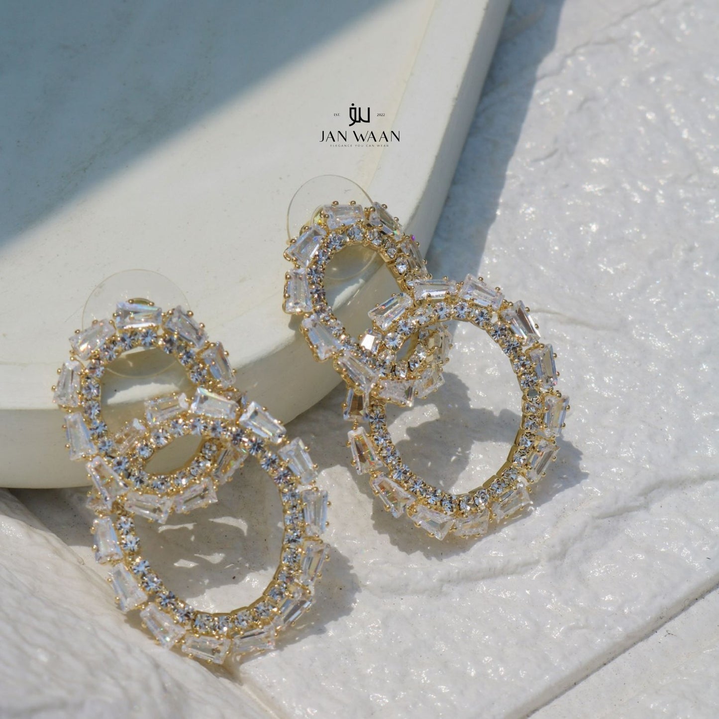 DIANA SWAROVSKI STATEMENT EARRINGS