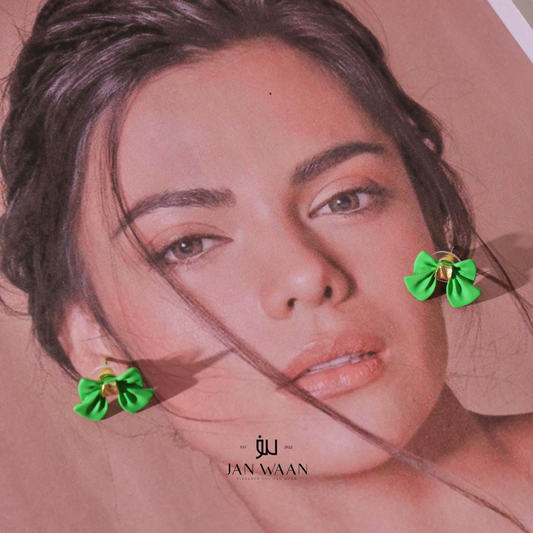 Bow-Tiful Neon Studs