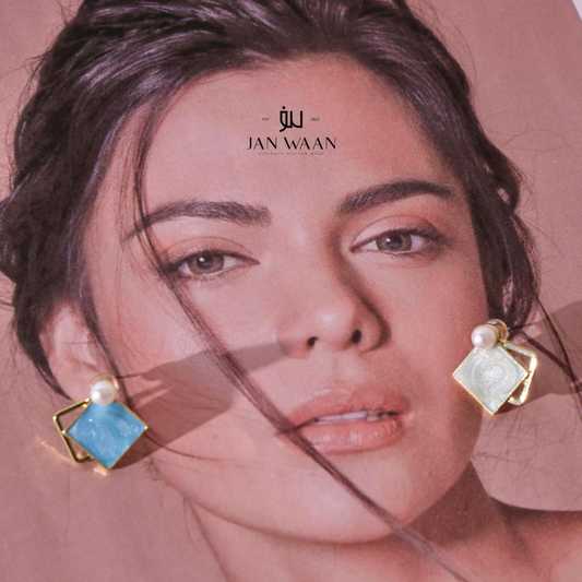 Aquamarine Stud Earrings