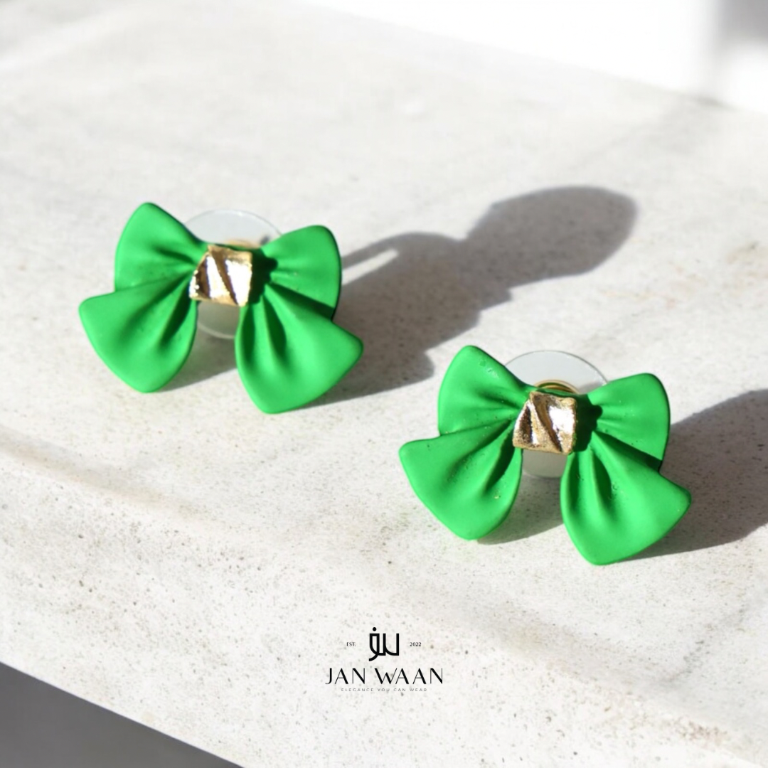 Bow-Tiful Neon Studs