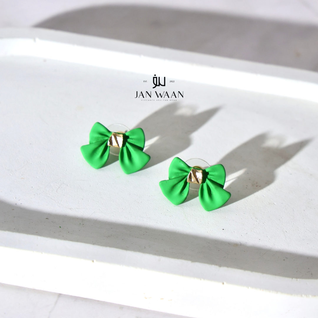 Bow-Tiful Neon Studs