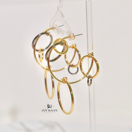 Geometric Fusion Earrings