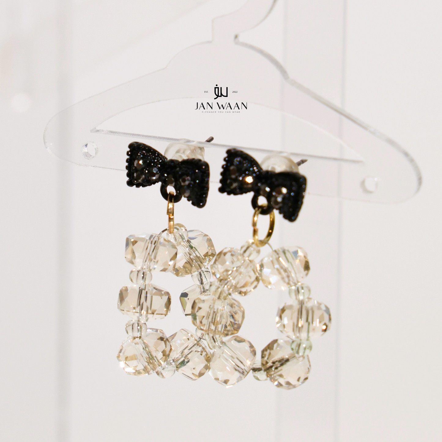 Crystal Cascade Earrings