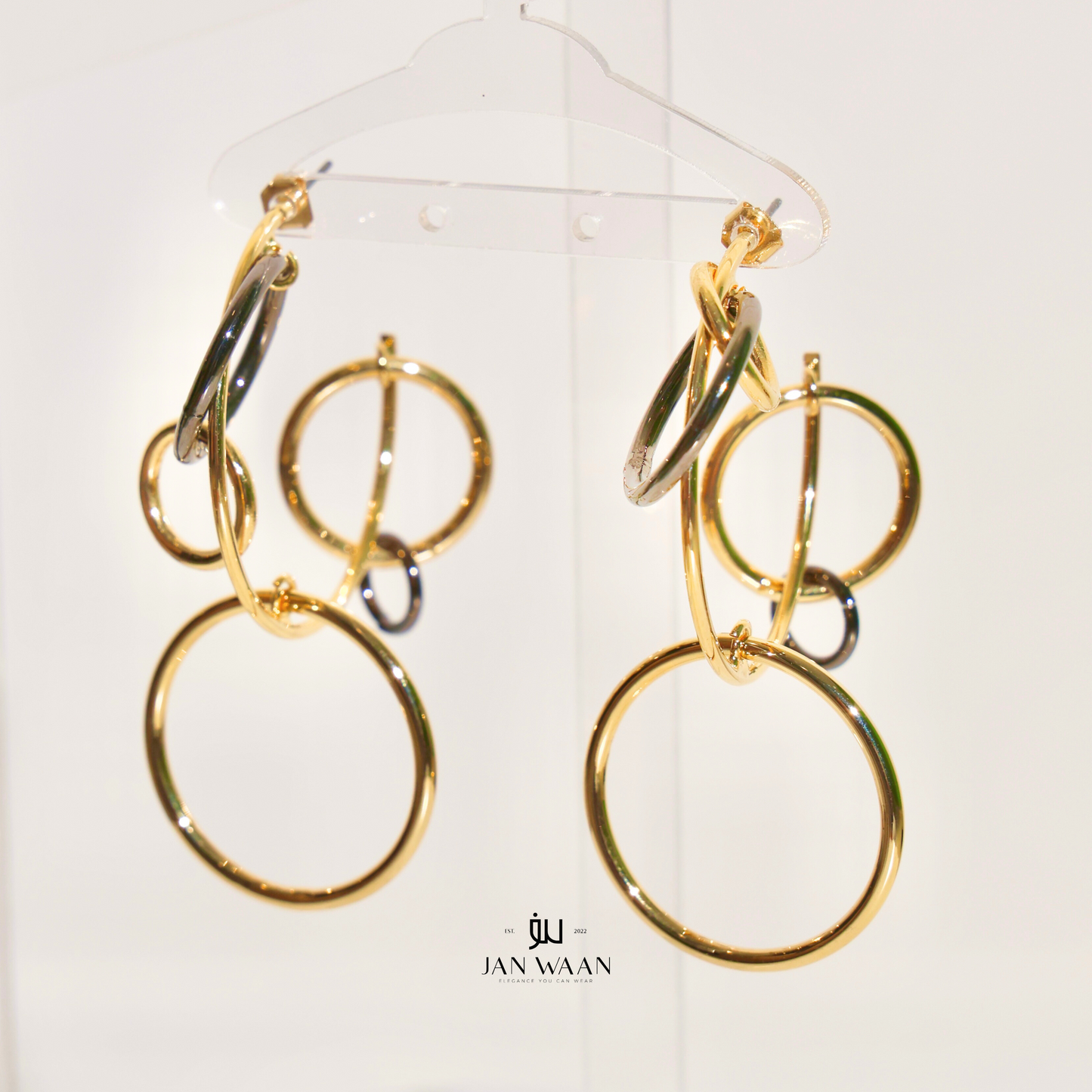 Geometric Fusion Earrings