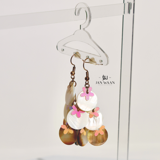 Chandelier Shell Earrings