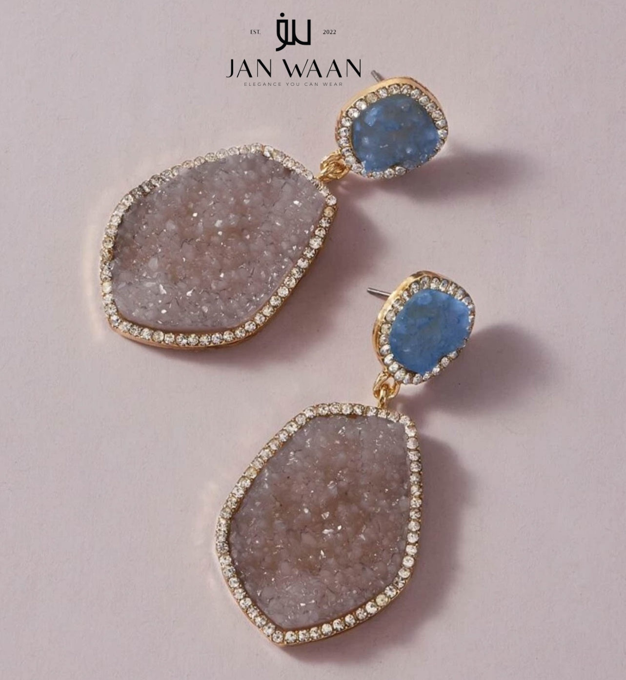 DRUZY STONE EARRINGS