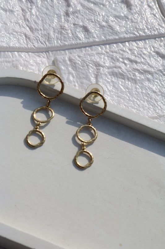 Cascade Circle Earrings