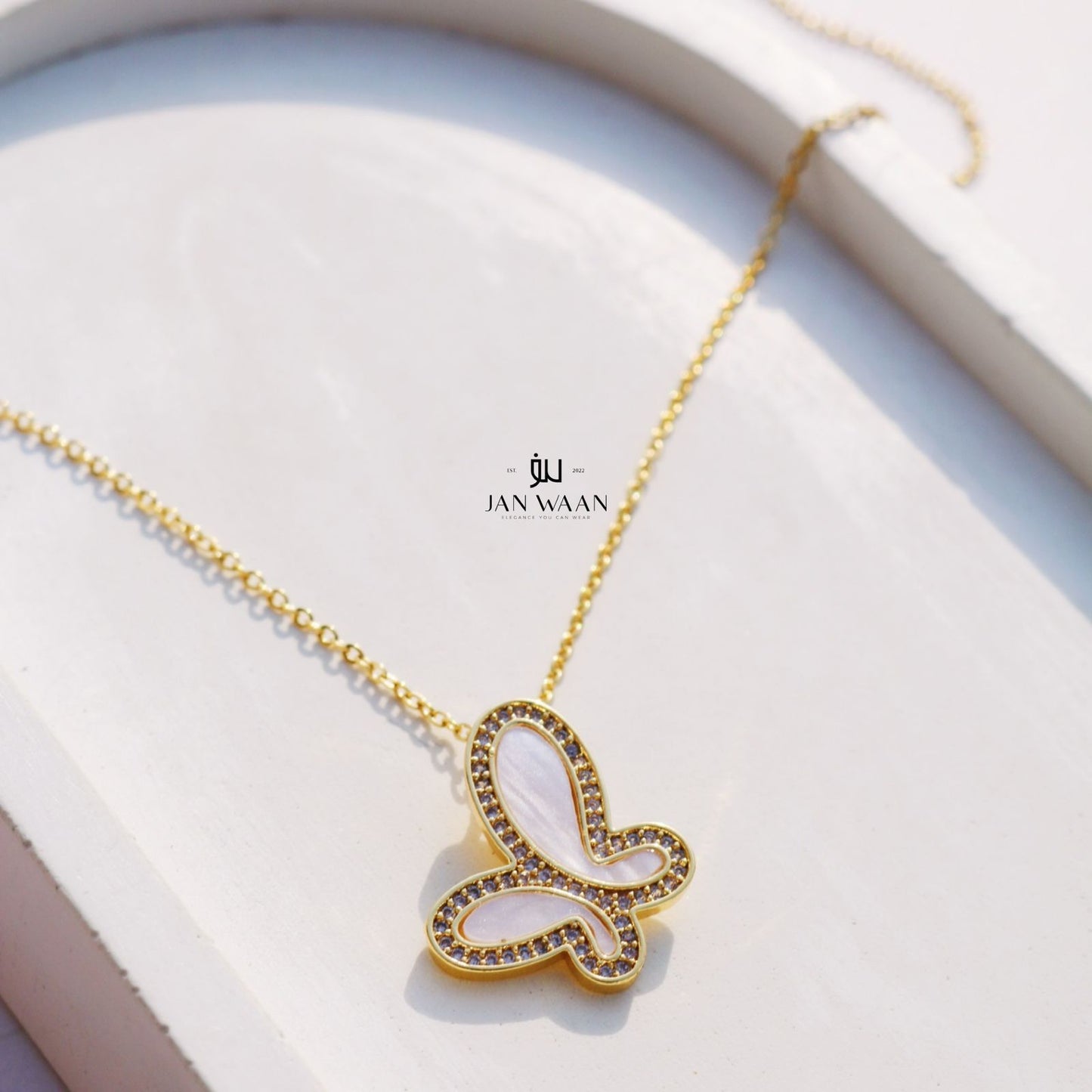 FLUTTER GOLD/SILVER NECKLACE