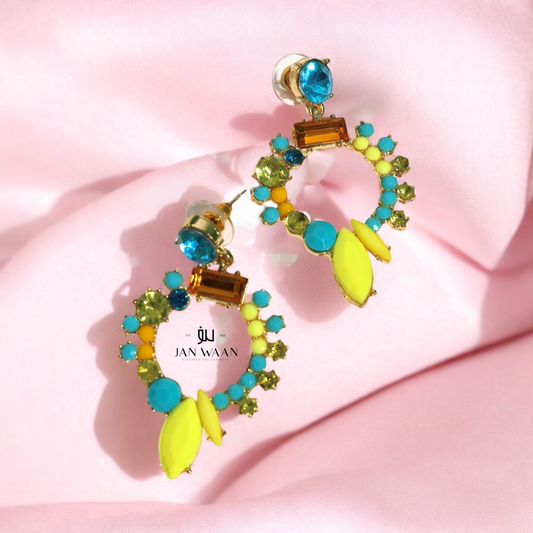 Tropical Gemstone Earrings