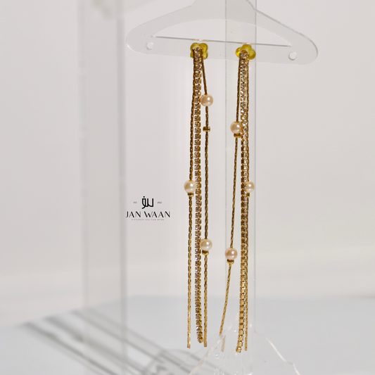 Golden Tassel Earrings