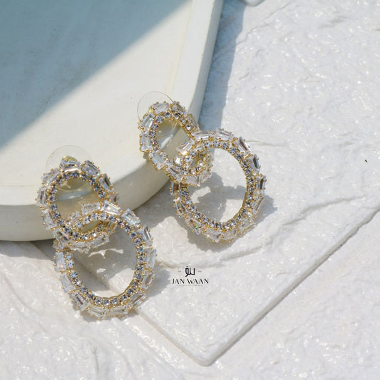 DIANA SWAROVSKI STATEMENT EARRINGS