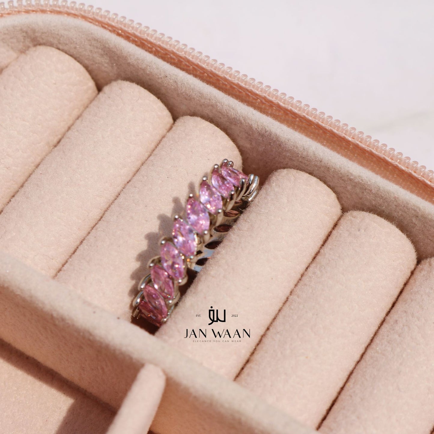 RACHEL PINK BAND RING