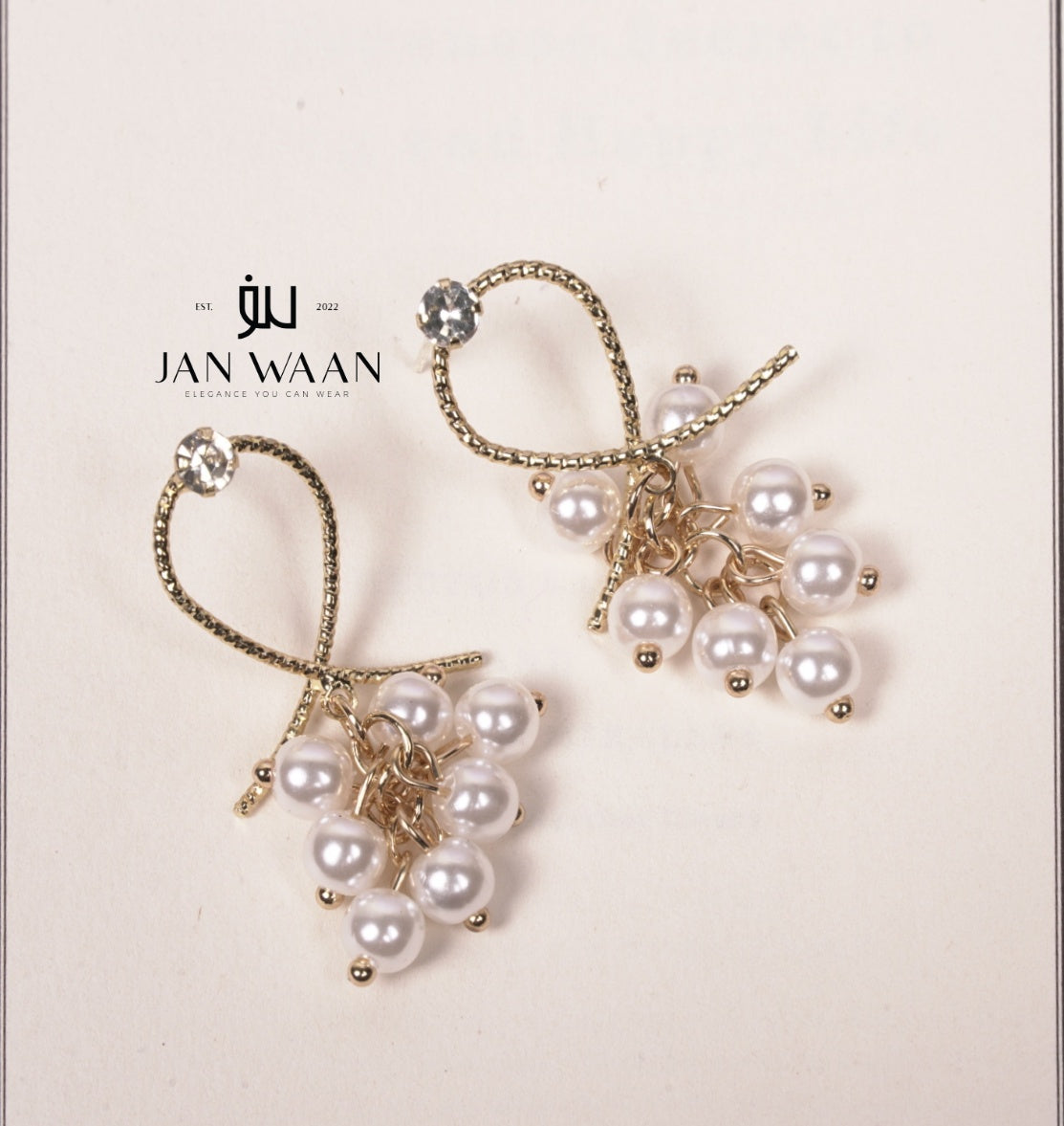 PEARL DANGLE DROP EARRINGS