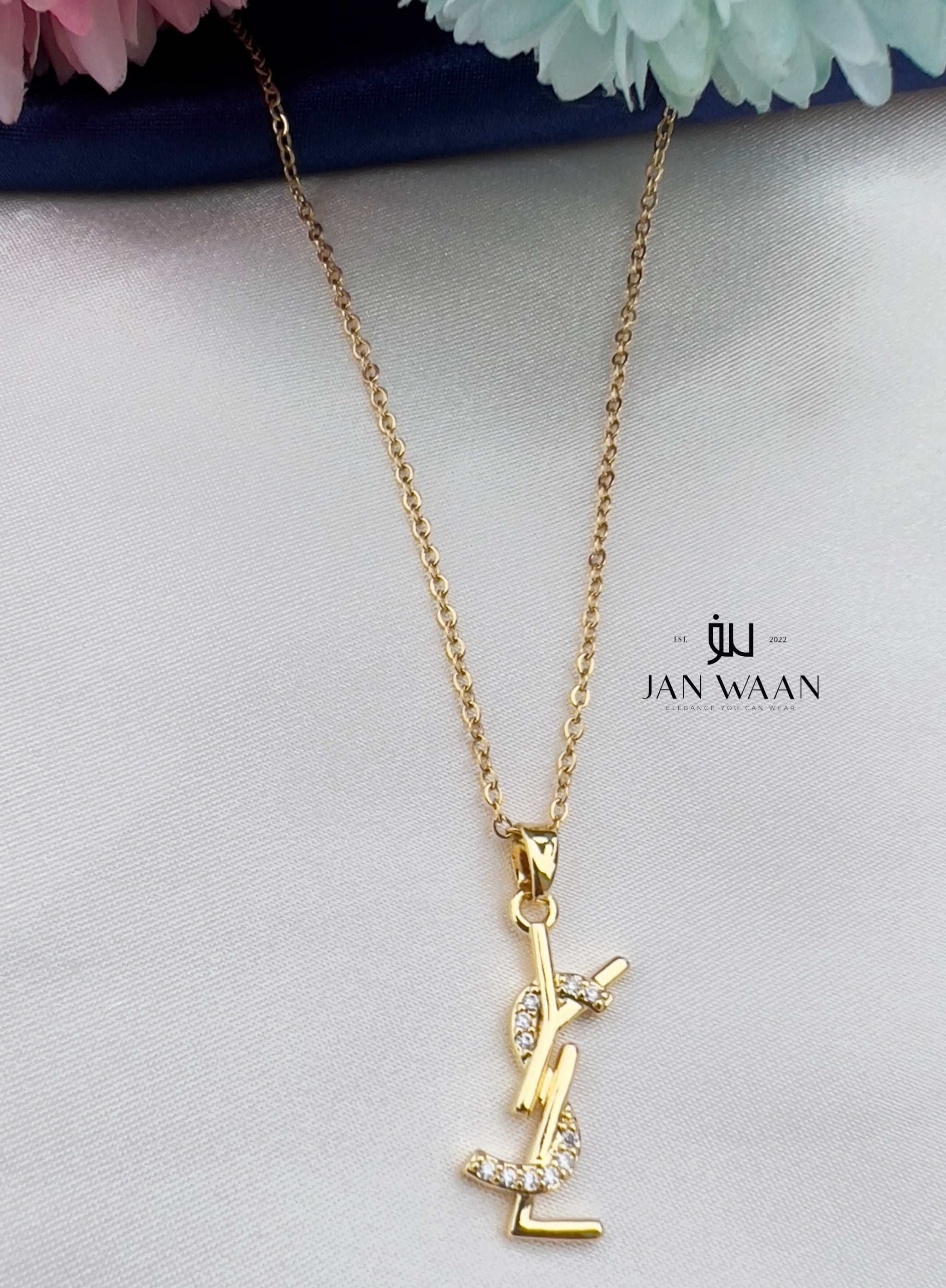 Jimin yves sale saint laurent necklace