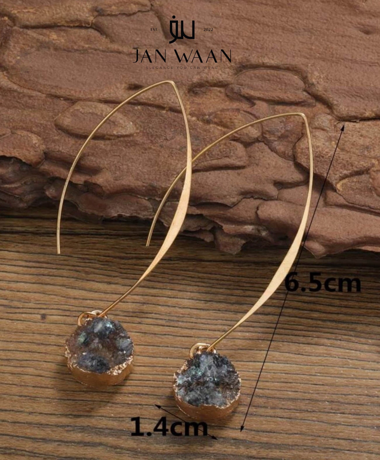 ROUND DRUZY EARRINGS