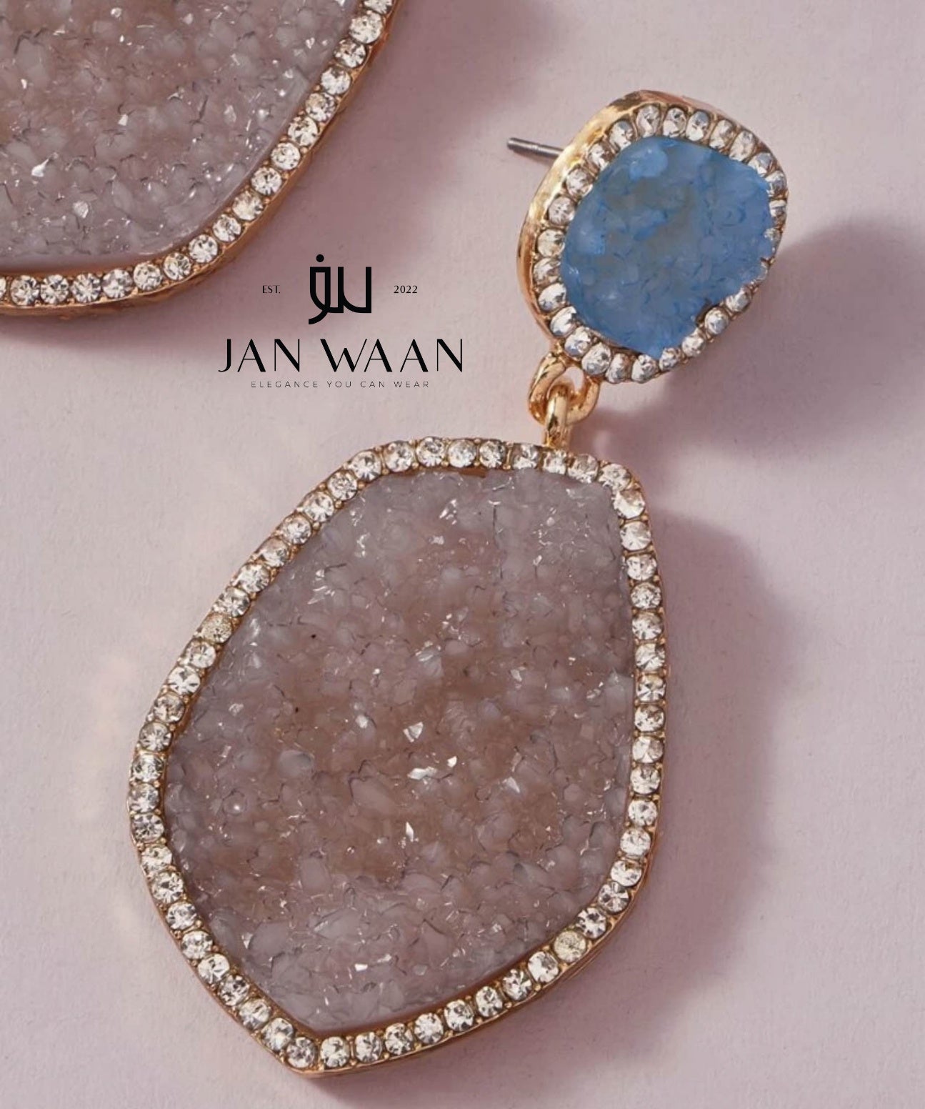 DRUZY STONE EARRINGS